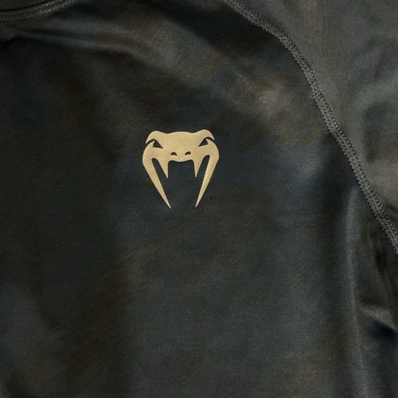 UFC Men’s Fusion Venus Authentic Fight Week Long Sleeve Rash guard Oceanic Blue - Picture 3 of 11